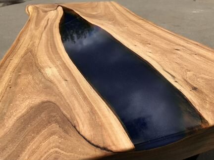 Стол река из слэба