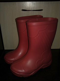 Резиновые сапоги 19см новые
