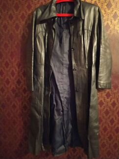 Пальто кожа