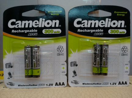 NiCd аккумуляторы AA Camelion 800mAh 1.2V
