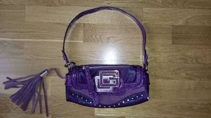 Сумка Guess цвет фиолетовый - баклажан