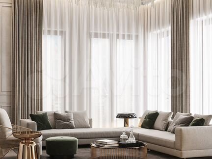 2-к квартира, 76.6 м², 5/17 эт.