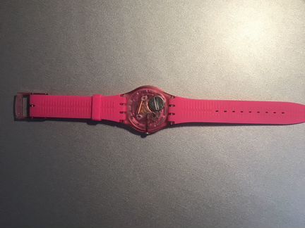 Прозрачные часы swatch
