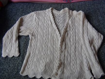 Летняя белая кофточка