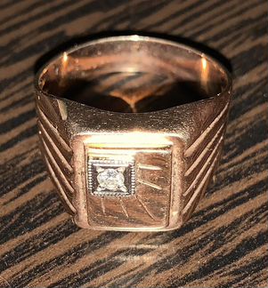 Печатка золотая